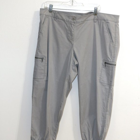 Eileen Fisher Pants - Eileen Fisher Gray Pants with Zipper Pockets  Size XL/TG